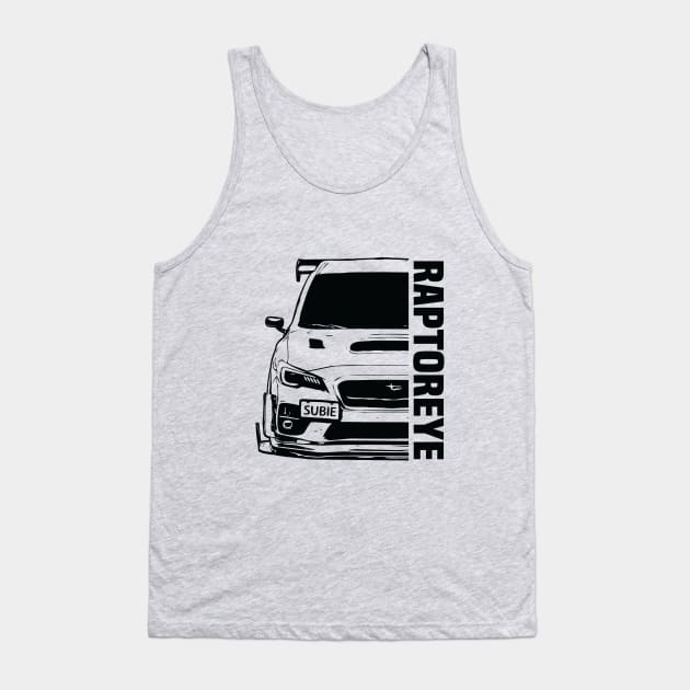 Subaru STI Car - Impreza WRX Raptor Eye Modified JDM Car Tank Top by JDM-Rey